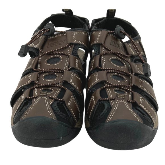 Khombu Mens River Sandal Brown Various 